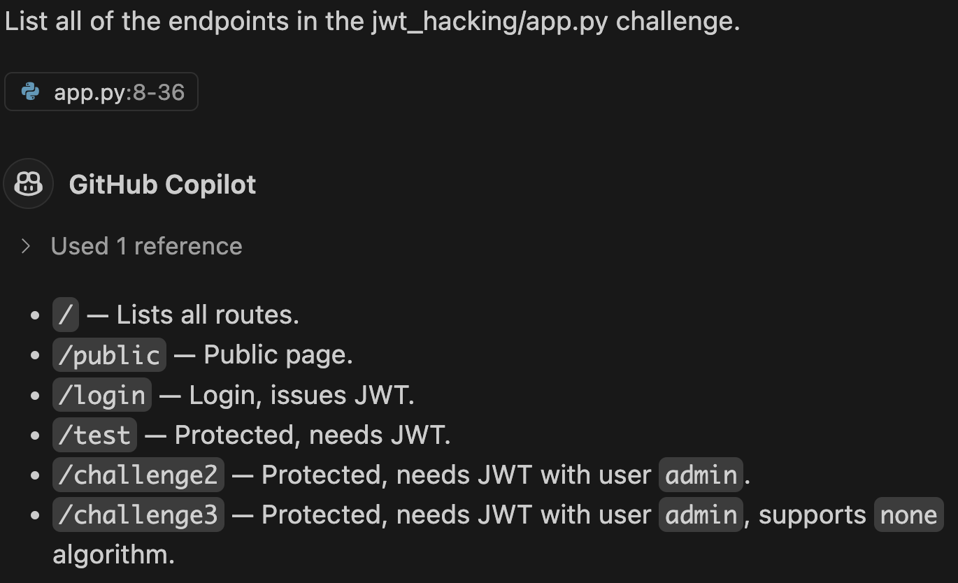 Code Comprehension via CoPilot.